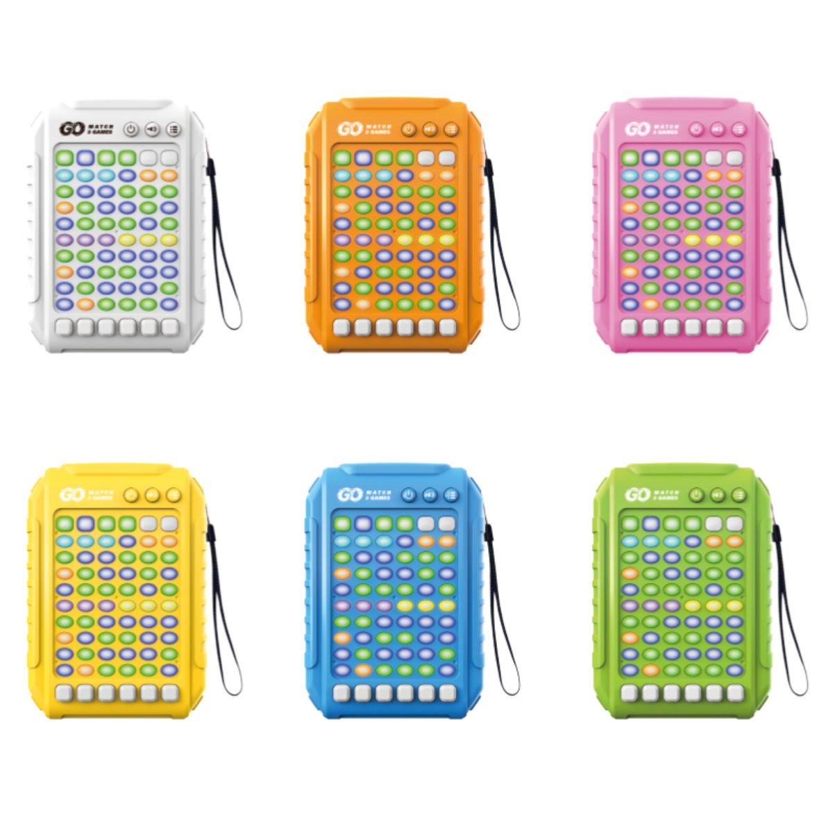 Jogo Eletrônico Combinar 3 Cores Candy Crush Portátil - TW882-5