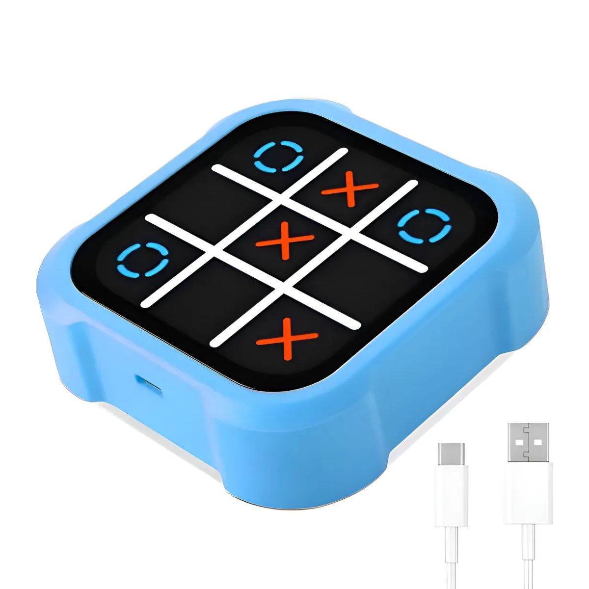 Jogo da Velha Eletrônico Infantil 4 em 1 LED USB-C - TW882-3