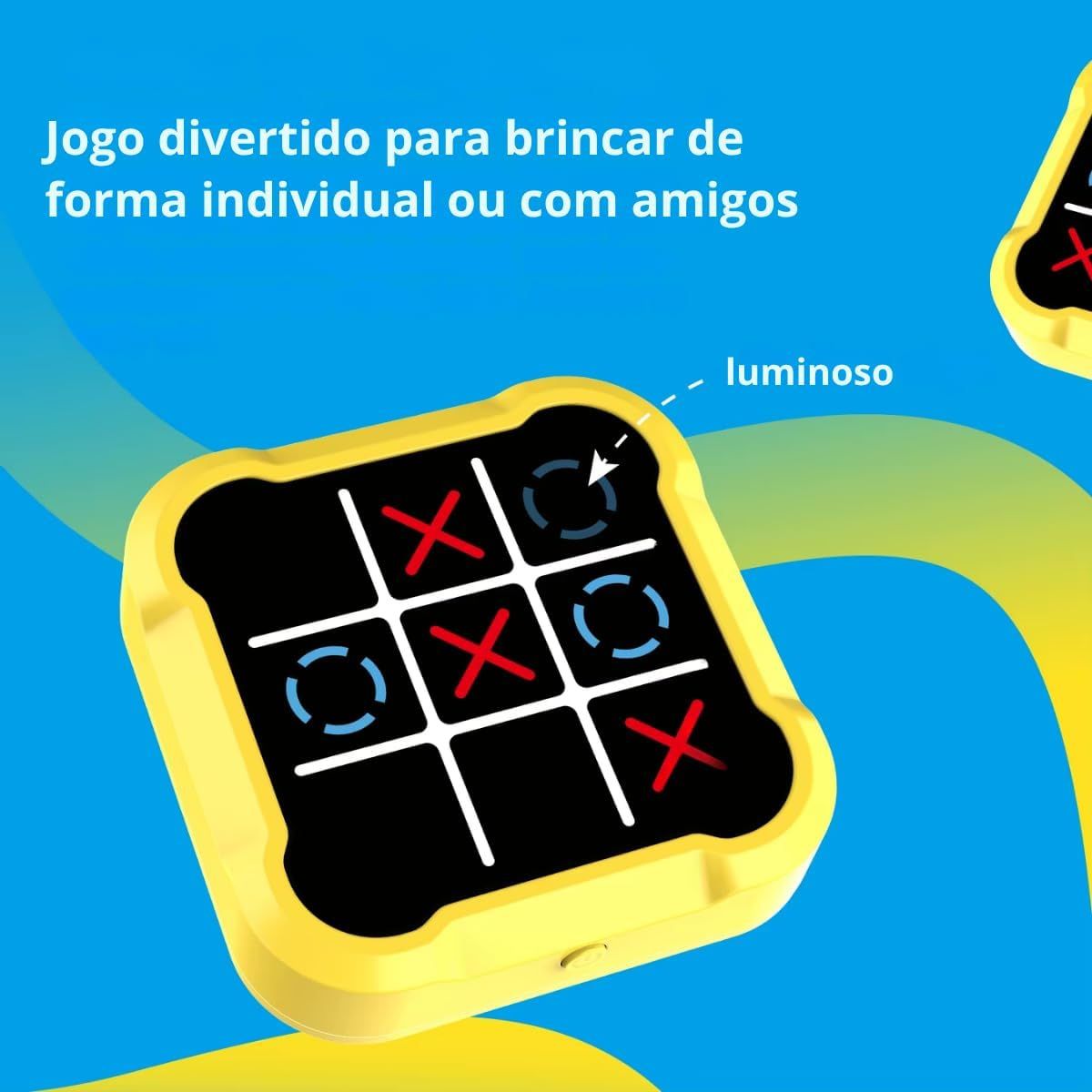 Jogo da Velha Eletrônico Brinquedo Educativo Lógica e Concentração - TW882-3Y