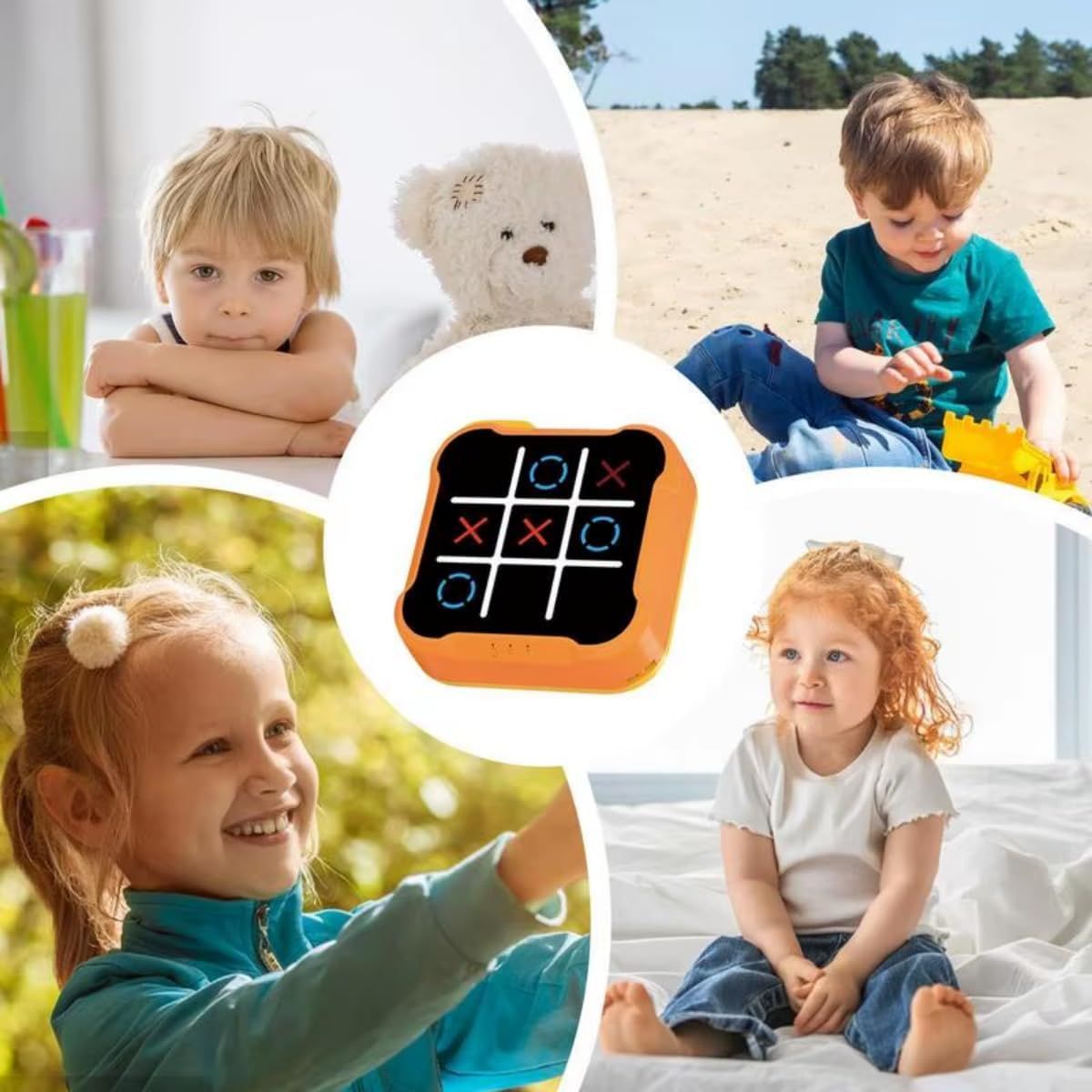 Jogo da Velha Eletrônico Brinquedo Educativo Lógica e Concentração - TW882-3Y