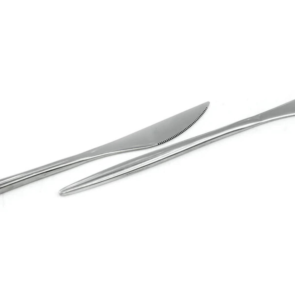 KIT 6 Peças Facas Slim Prateadas Inox - CTI0008
