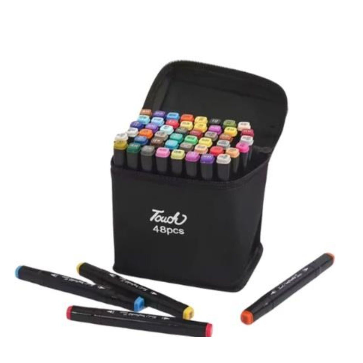 Kit Canetas Marcadoras Touch 48 Peças com Estojo - MCA00003-28pz