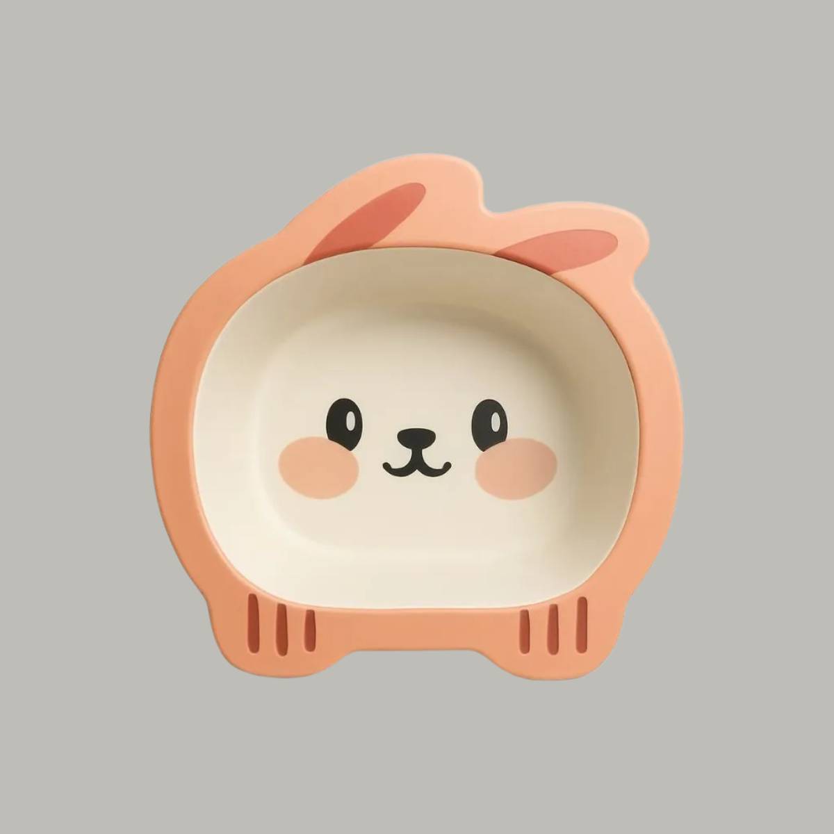 Kit Refeição Infantil Menina 5 Peças Bambu Sustentável Seguro - A031