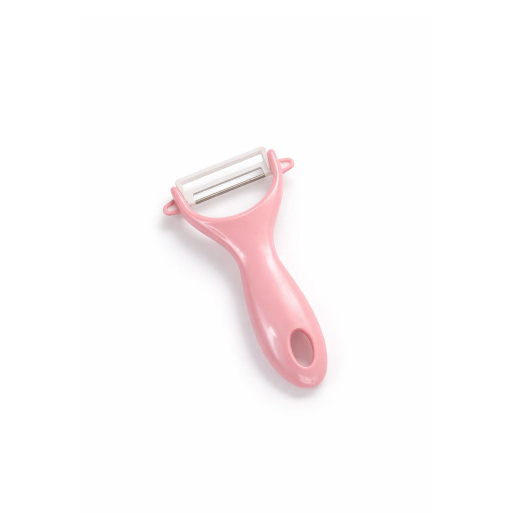 Kit de Facas Rosa 6 Peças em Aço Inox com Descascador - XDX-12216ROSA