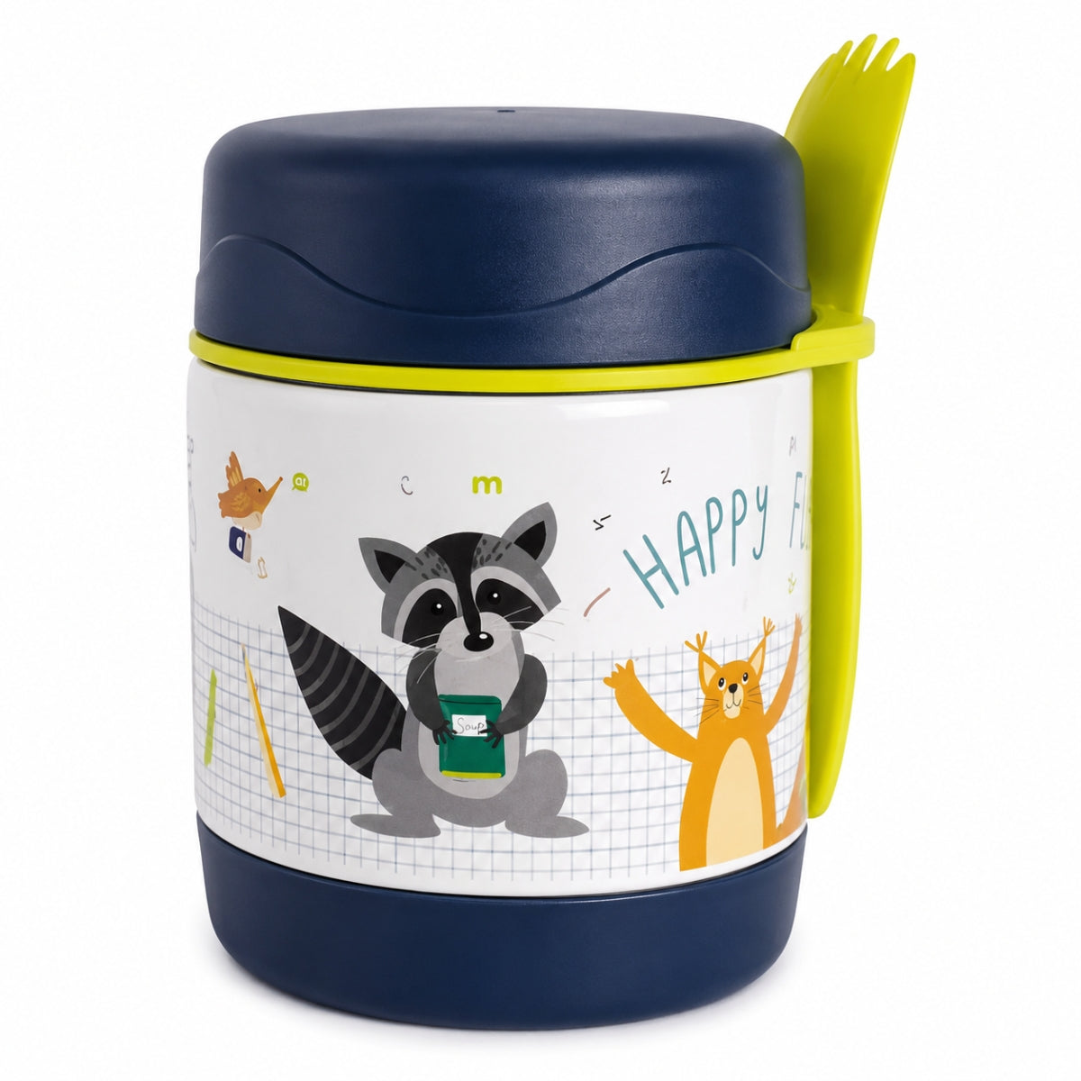 Pote Térmico Infantil para Alimentos com Colher Acoplada - LH7131