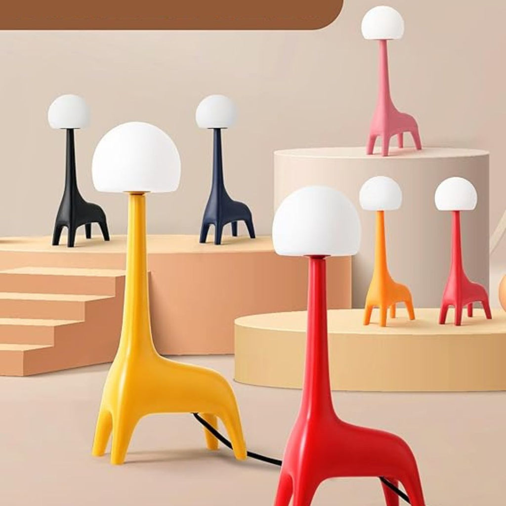 Lâmpada Decorativa Noturna Tricolor com Bluetooth e Toque – Modelo Girrafa - LPD0004