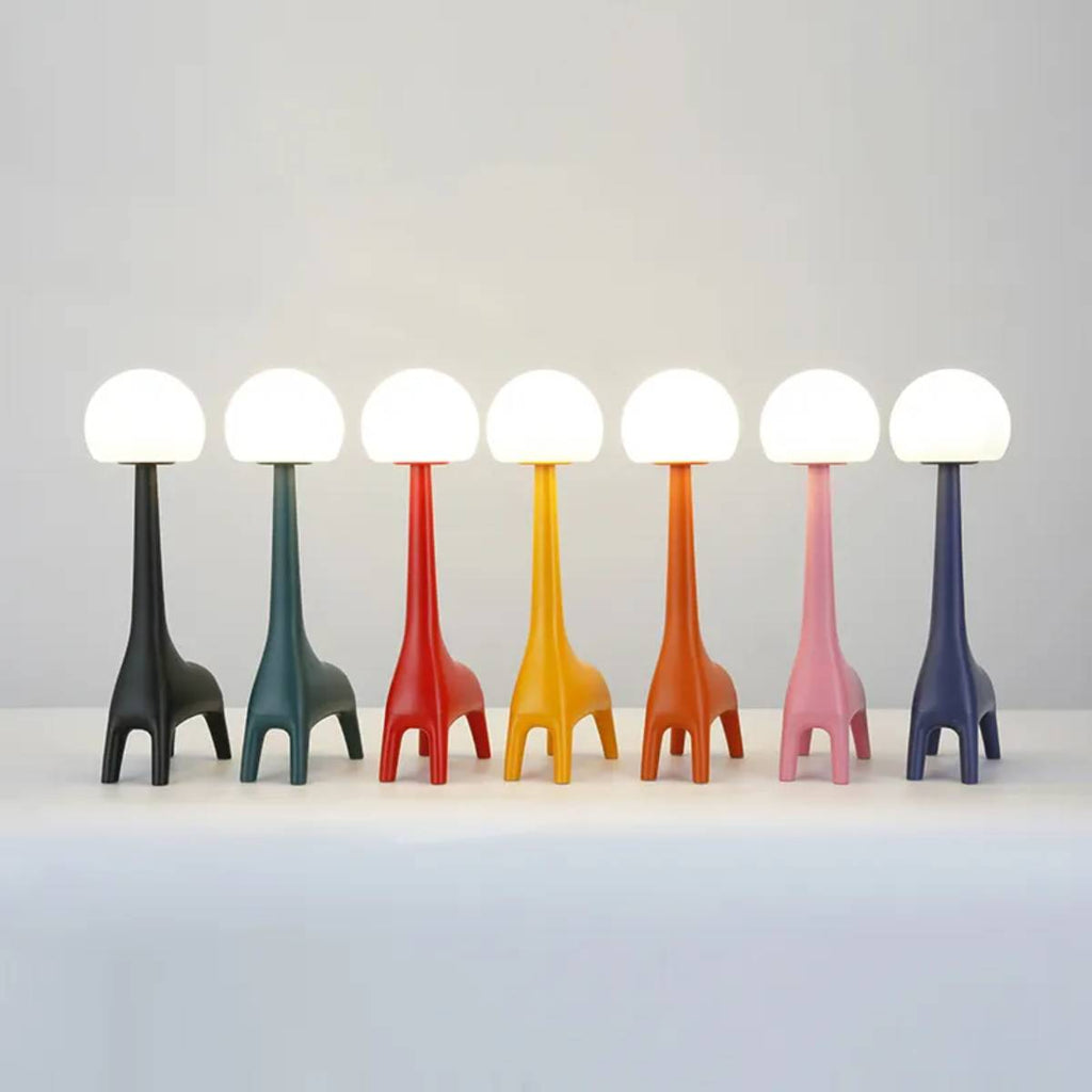 Lâmpada Decorativa Noturna Tricolor com Bluetooth e Toque – Modelo Girrafa - LPD0004