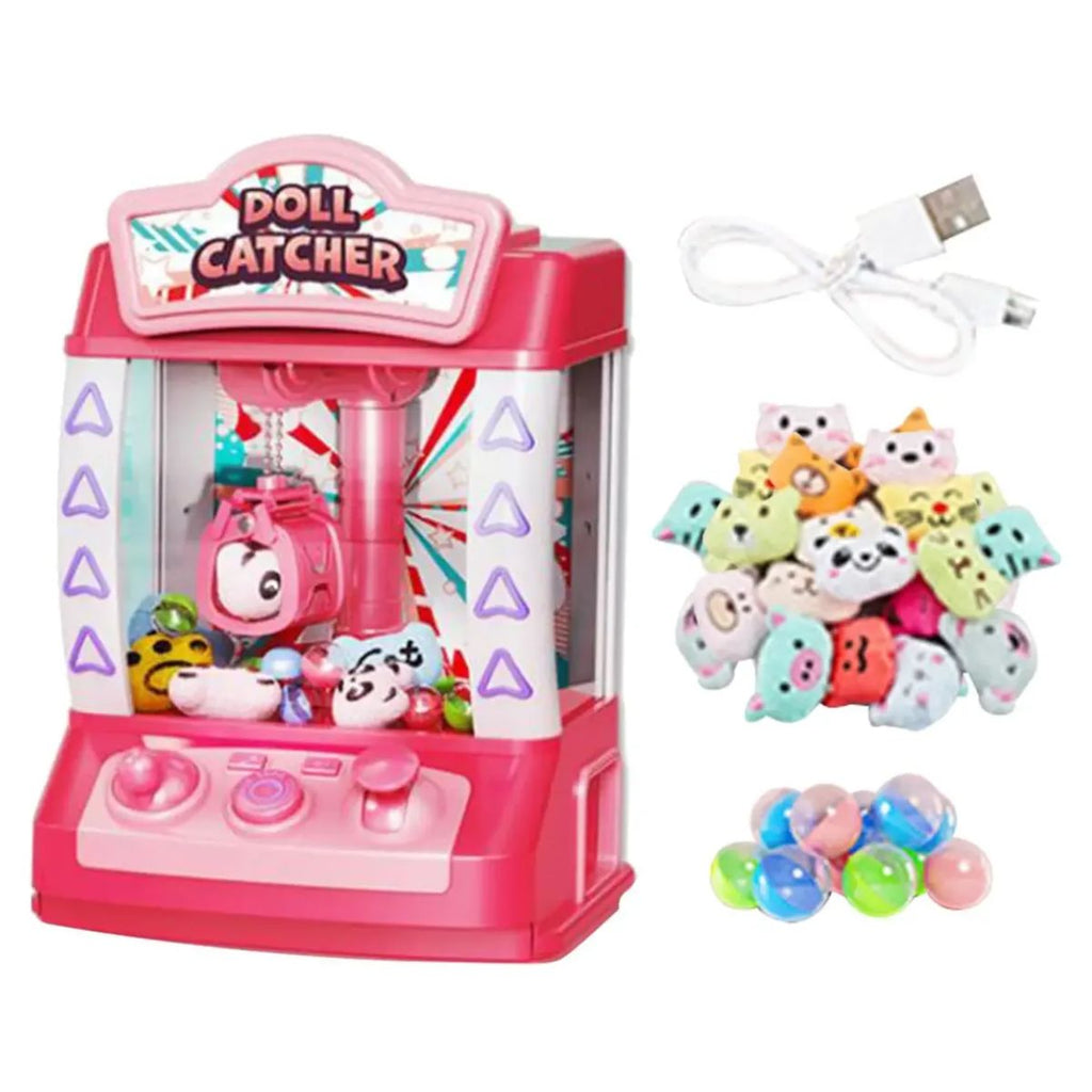 Máquina Pega Brinquedo Infantil Doll Catcher com Pelúcias - A410794