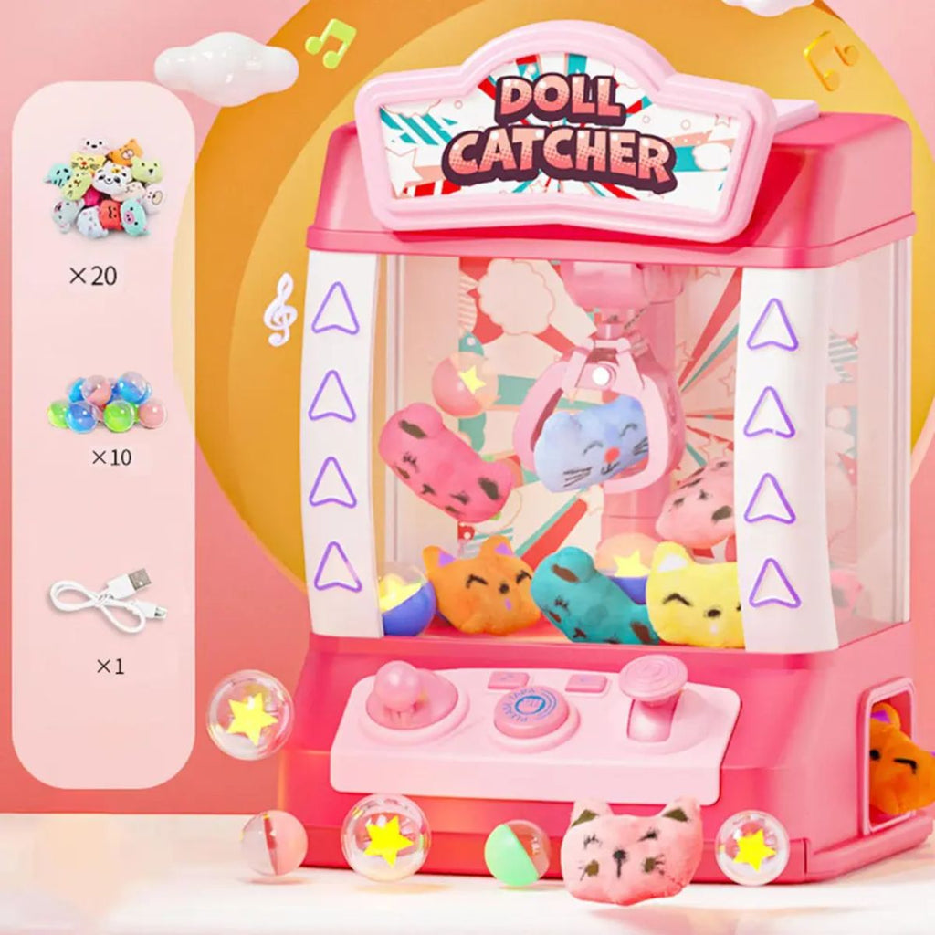 Máquina Pega Brinquedo Infantil Doll Catcher com Pelúcias - A410794