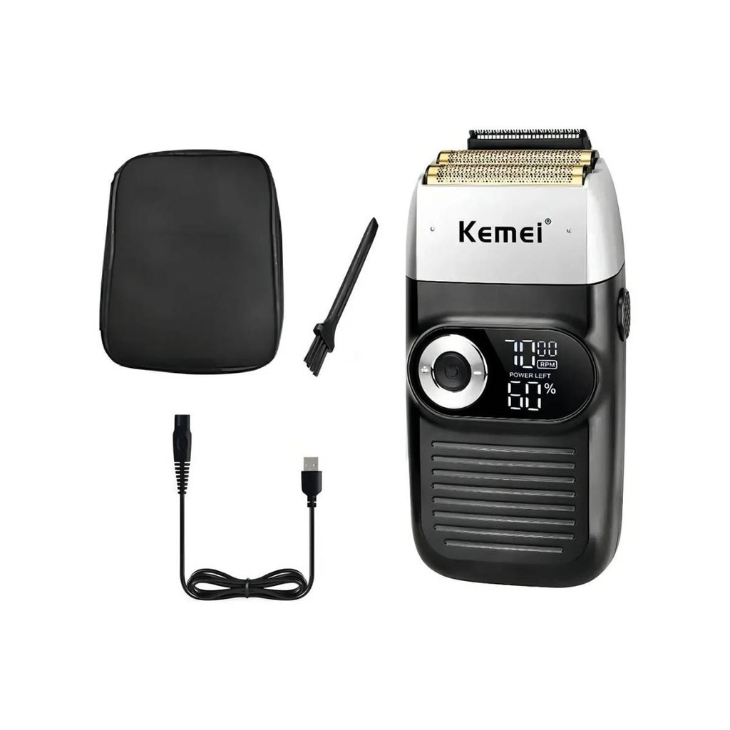 Maquina Kemei KM-2026 Shaver Sem Fio Bivolt Recarregável - TXD-KM-2026