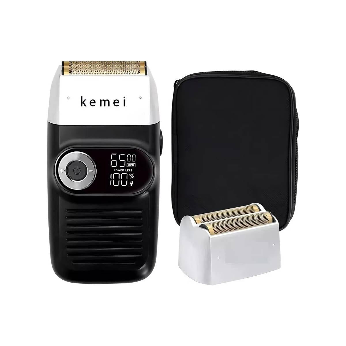 Maquina Kemei KM-2026 Shaver Sem Fio Bivolt Recarregável - TXD-KM-2026