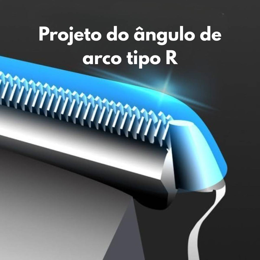 Máquina de Cortar Cabelo Elétrica Kemei KM-638 Profissional Sem Fio Recarregável - KM-638