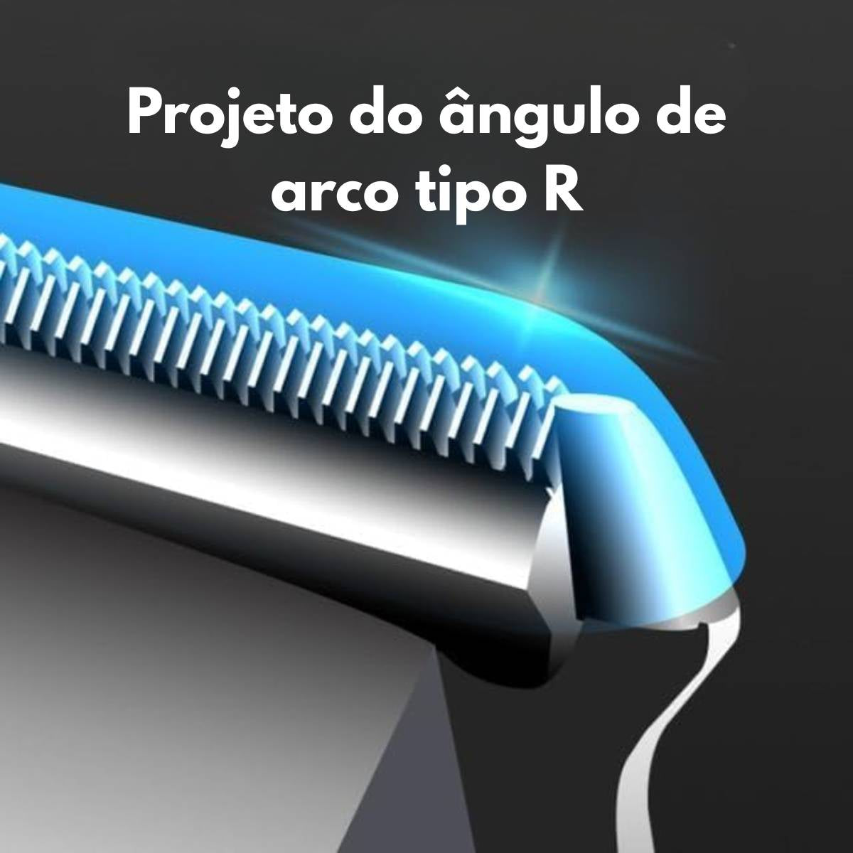 Máquina de Cortar Cabelo Elétrica Kemei KM-638 Profissional Sem Fio Recarregável - KM-638