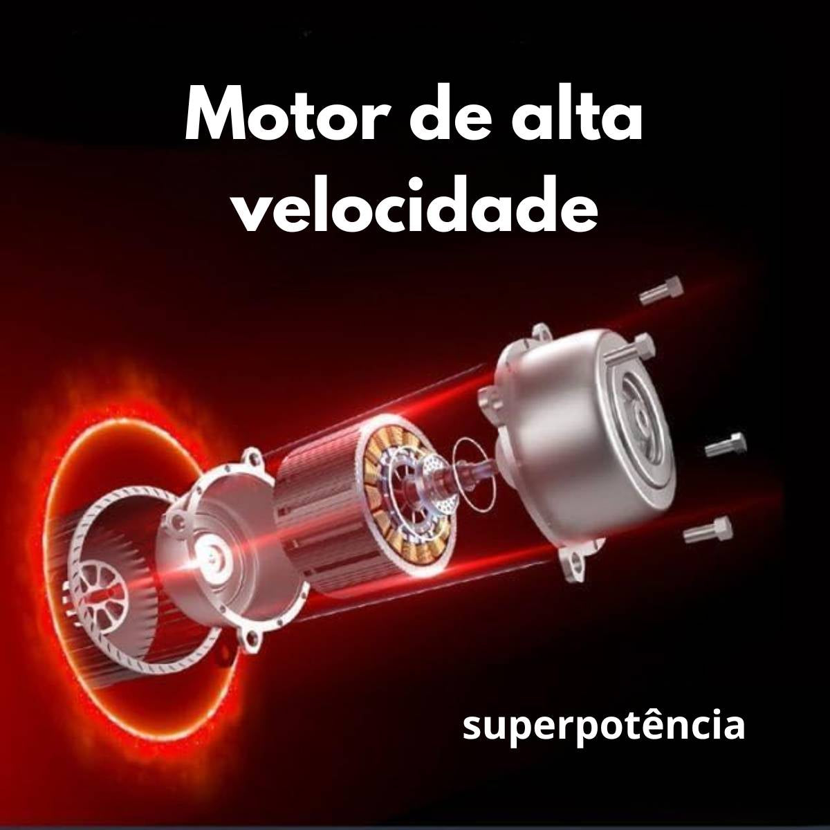 Máquina de Cortar Cabelo Elétrica Kemei KM-638 Profissional Sem Fio Recarregável - KM-638