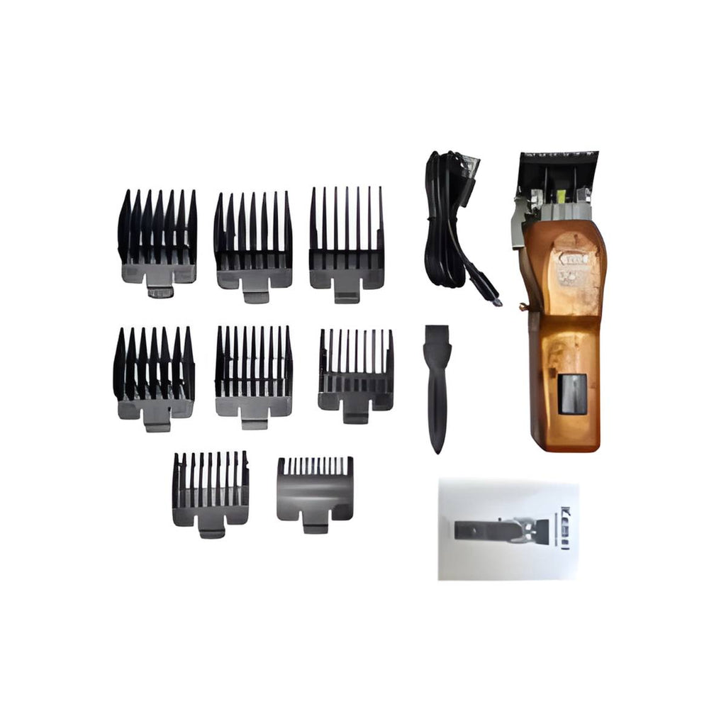 Máquina de Cortar Cabelo Elétrica Profissional Kemei KM-2291 Carregamento USB - KM-2291