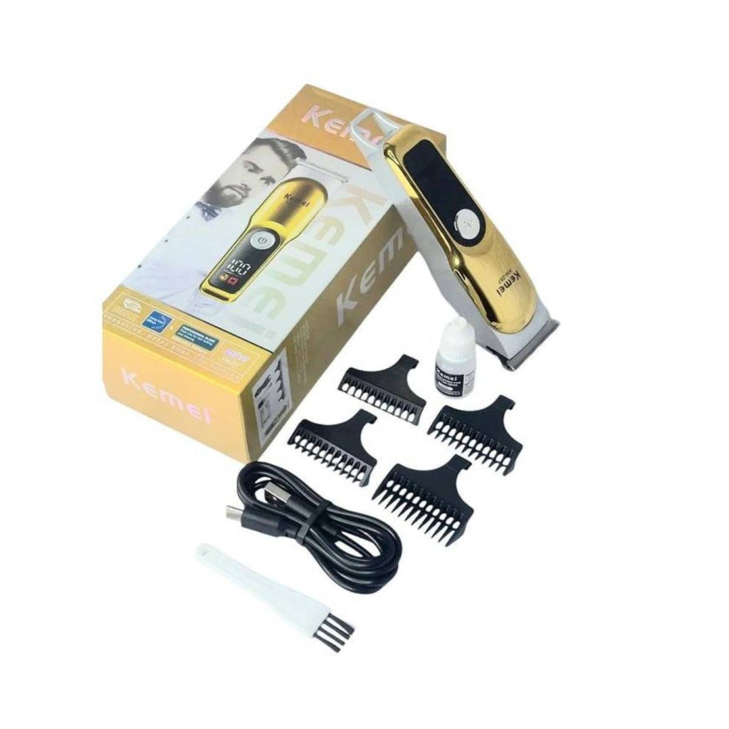 Máquina de Cortar Cabelo Universal Kemei KM-287 USB - LFJ-KM-287