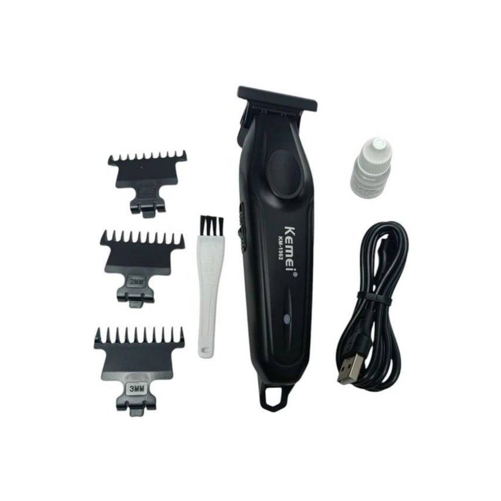 Máquina de Cortar Cabelo Kemei KM-1562 Recarregável - LFJ-KM-1562