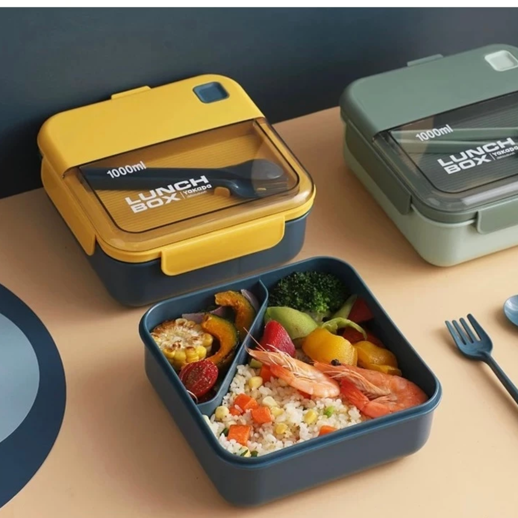 Marmita Tampa Com Trava Lunch Box 1000ML - DD-2222