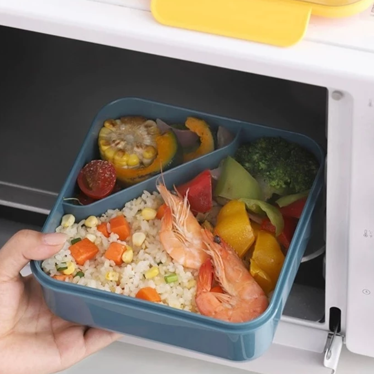 Marmita Tampa Com Trava Lunch Box 1000ML - DD-2222