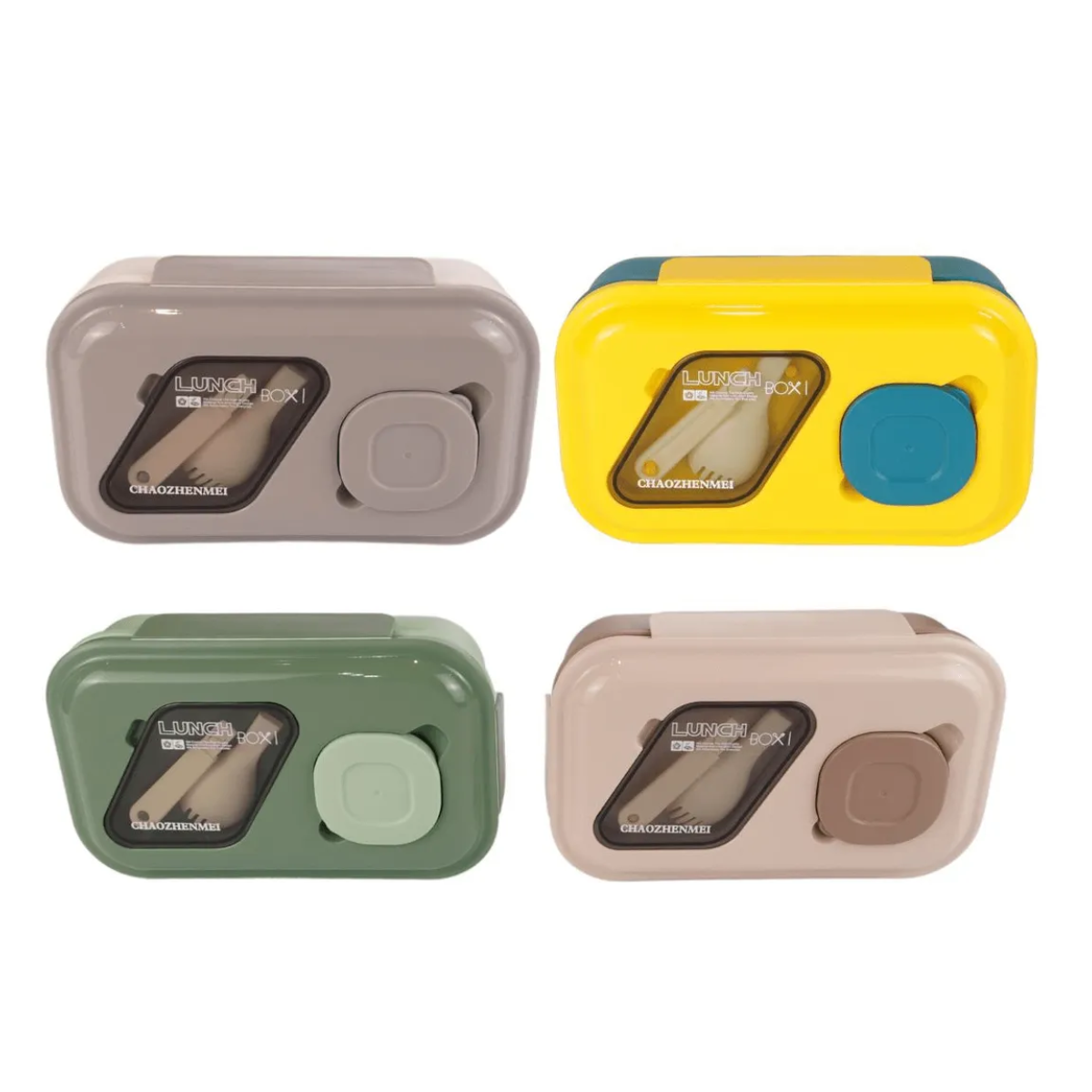 Marmita 3 Divisórias Com Talher e Porta Tempero - CMM-2230