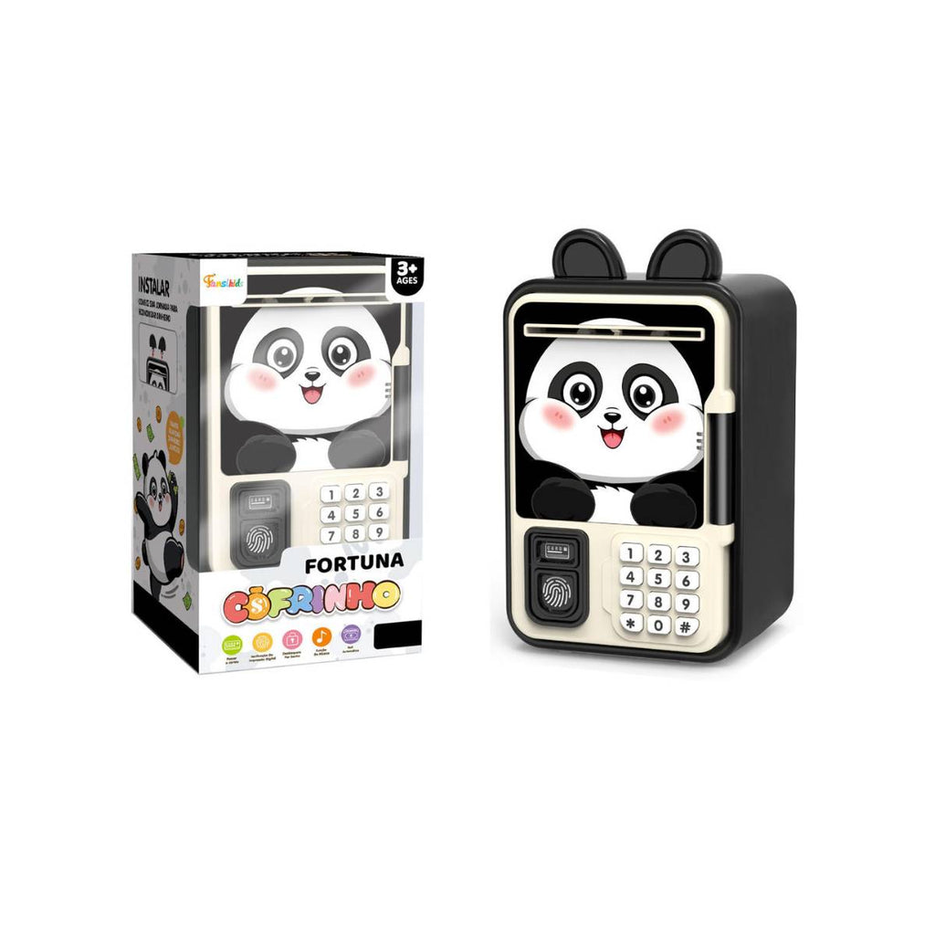 Mini Cofrinho Infantil com Senha e Desbloqueio por Impressão Digital - TW885