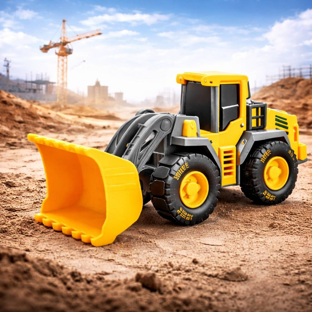 Mini Veículos de Construção Infantil – Escavadeira + Carregadeira - A375285/83