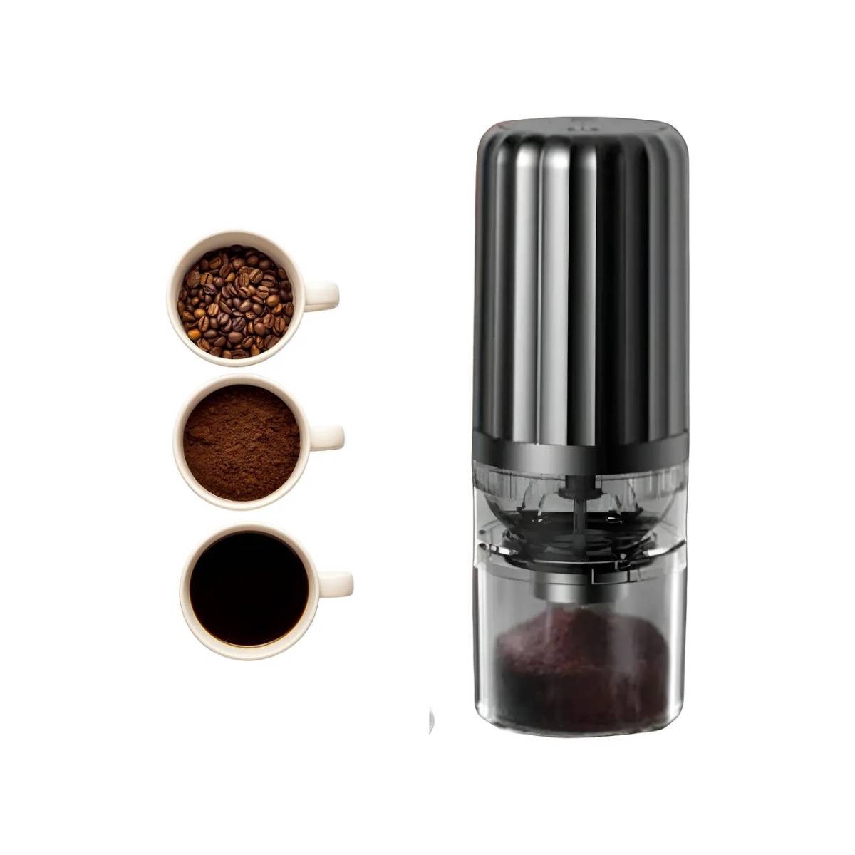 Moedor De Café Elétrico Portátil USB Recarregável - FF-YMJ01