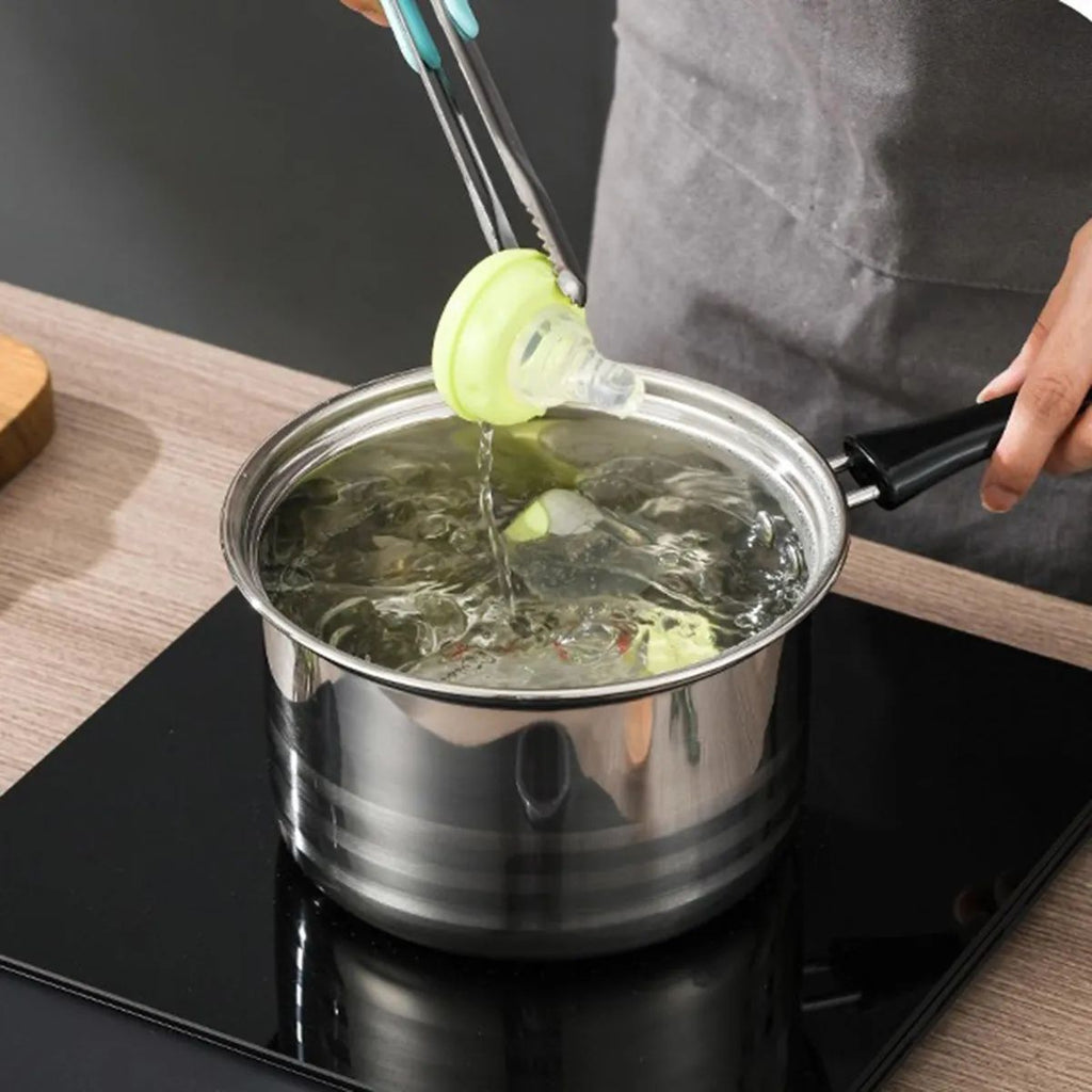 Panela Inox com Cabo Longo e Tampa de Vidro - XC-70943