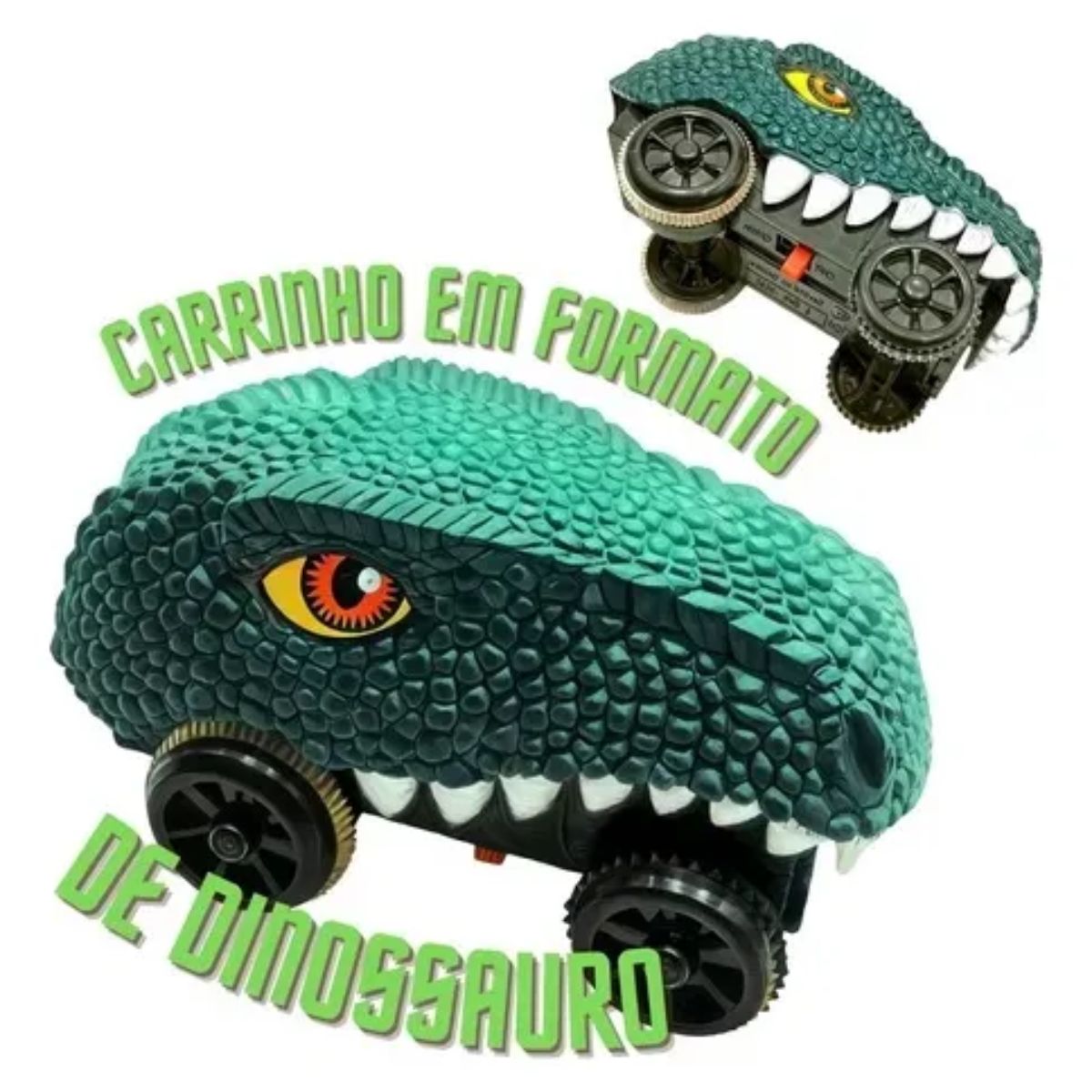 Pista Dinossauro Flexível com Carrinho e Acessórios Divertidos - A203925