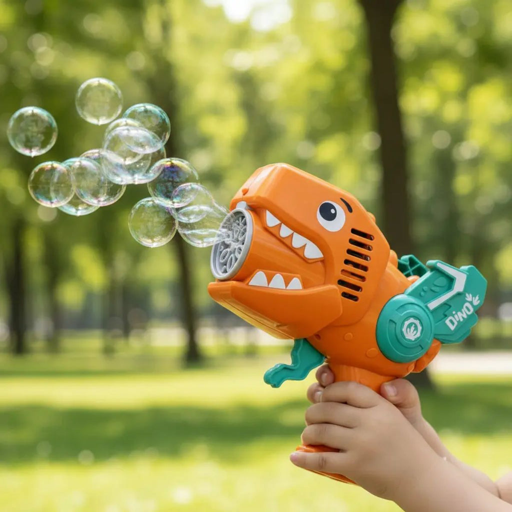Pistola de Bolhas Dinossauro Infantil - BJG00007