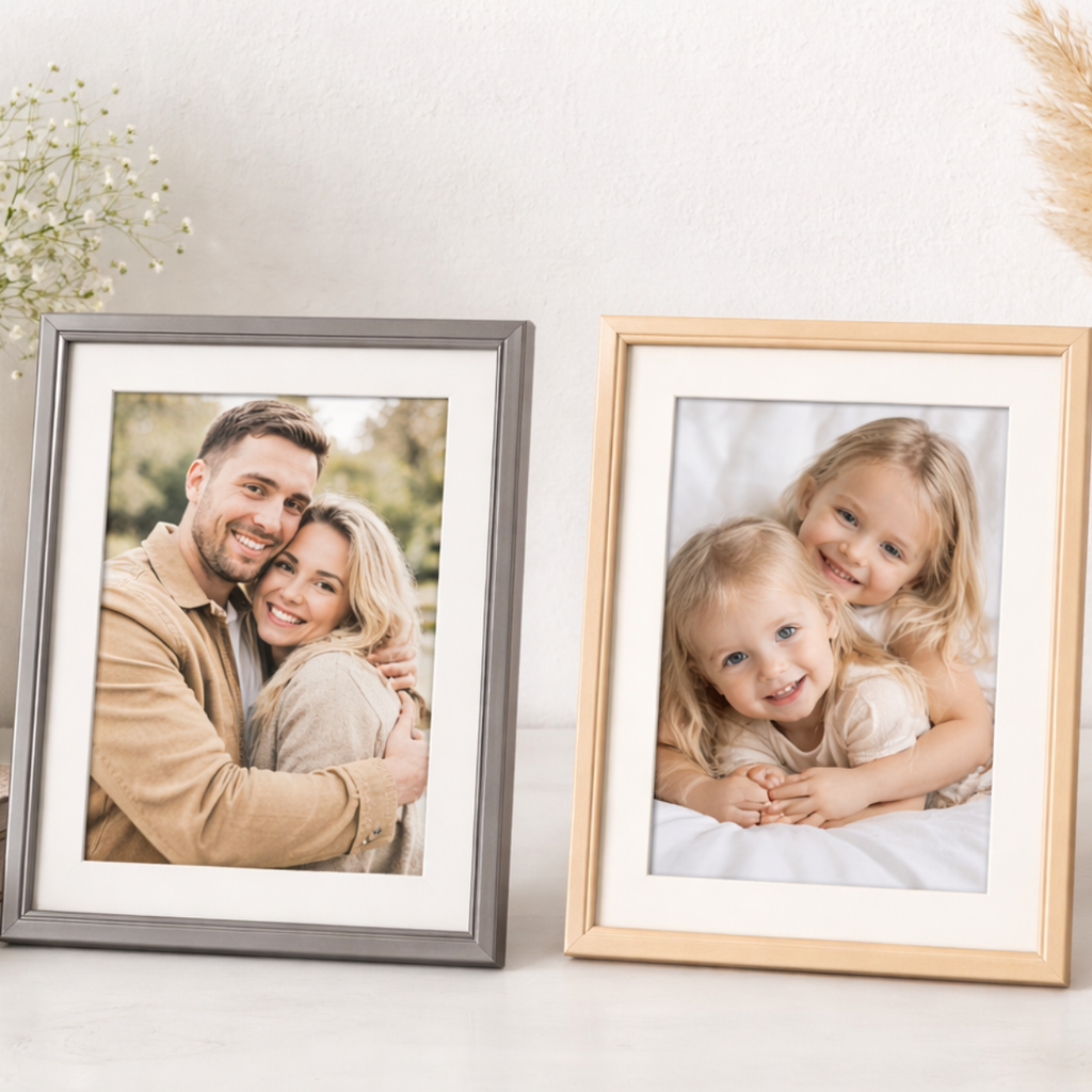 Porta-Retrato Lírio Azul e Libélula no Lago (15x20cm) – FDA0017