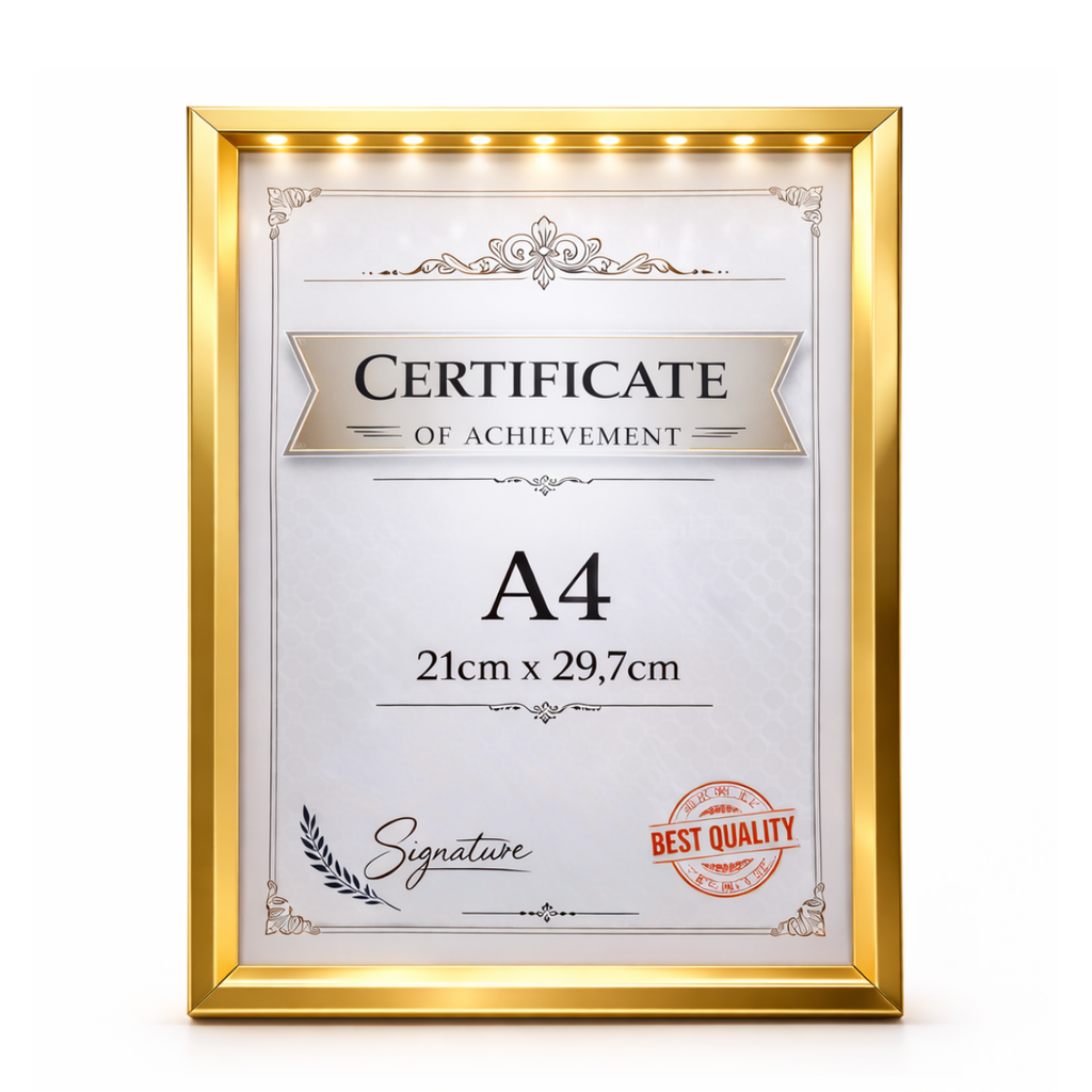 Porta-Retrato A4 Premium para Certificados (21X29.7cm) - FDA0006