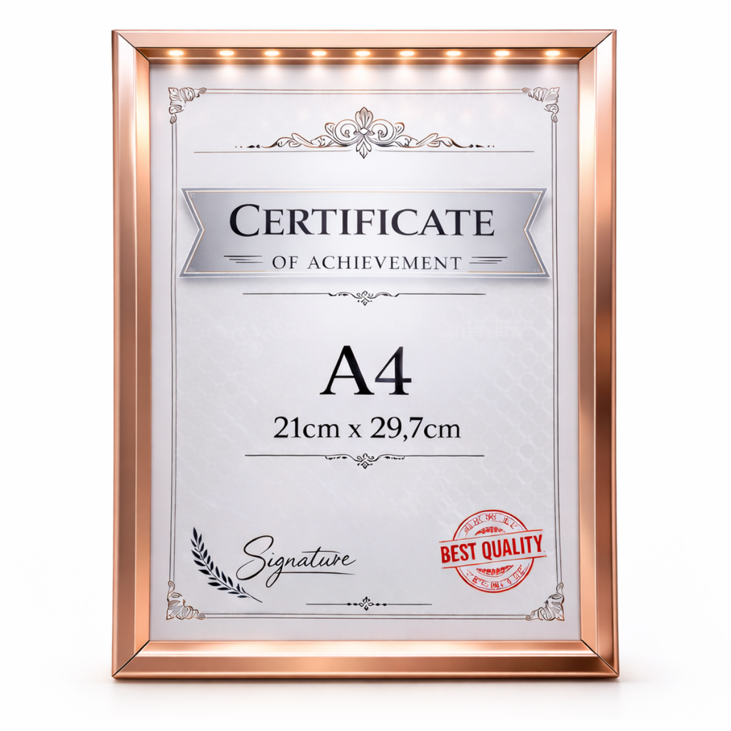 Porta-Retrato A4 Premium para Certificados (21X29.7cm) - FDA0006