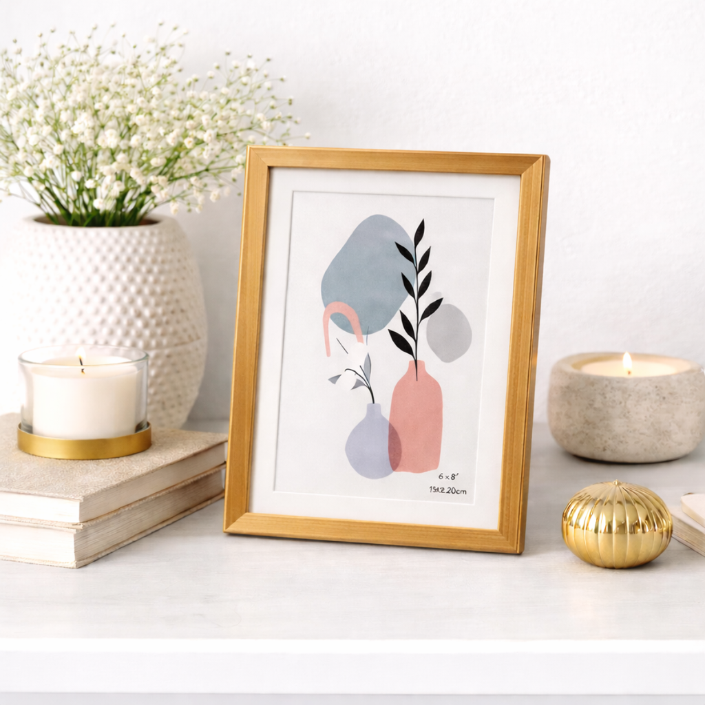 Porta-Retratos 15x20cm Moldura Decorativa - FDA0002