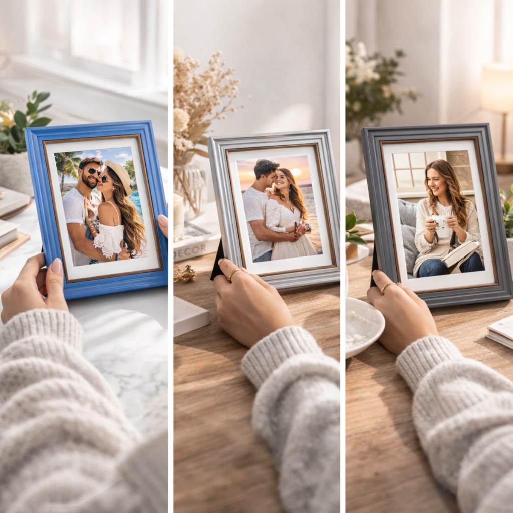 Porta Retrato Moldura Decorativa (10X15cm）- FDA0020