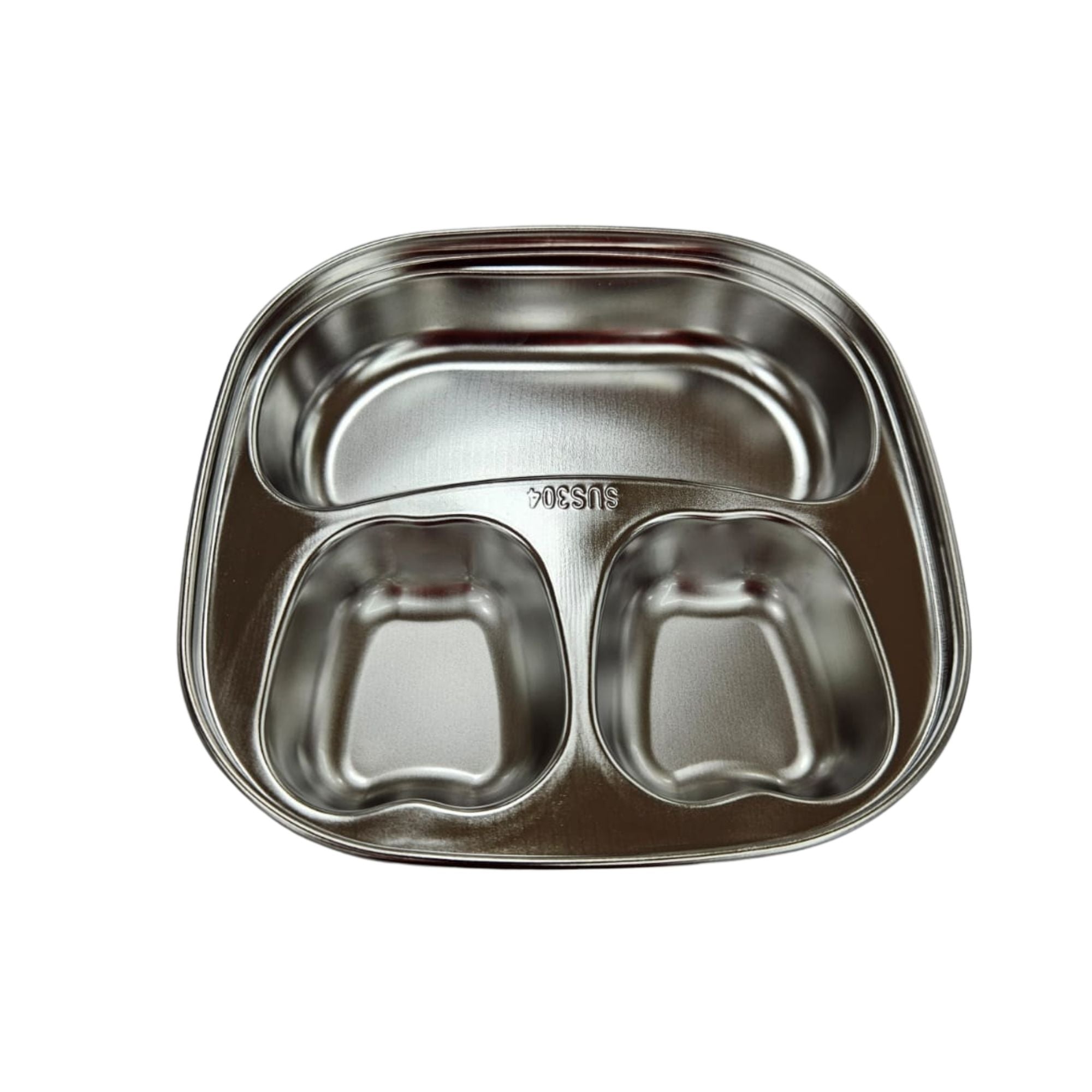 Prato Inox Pequeno de Maçã SUS304 - XDX-55902