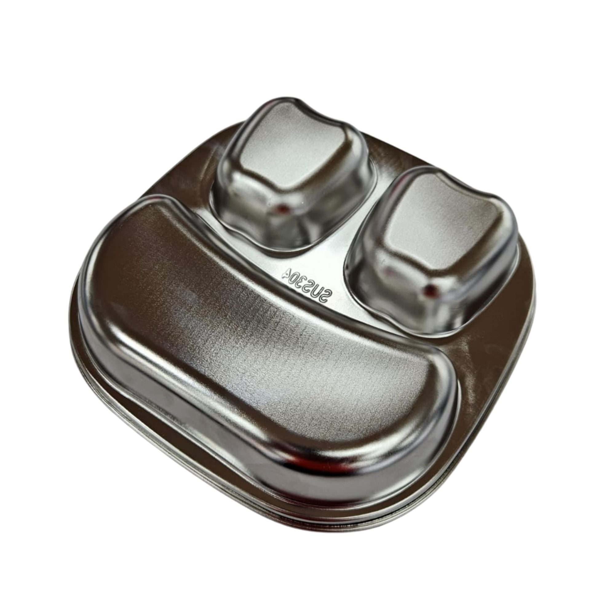 Prato Inox Pequeno de Maçã SUS304 - XDX-55902