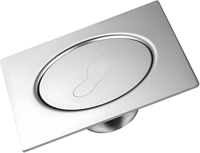 Ralo Click em Aço Inox Quadrado com Vedação Anti-Odor 15x15 - WJ-11B