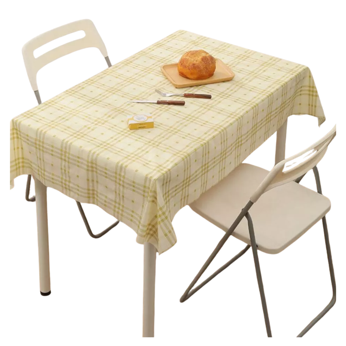 Toalha De Mesa Descartável Xadrez - 70X88