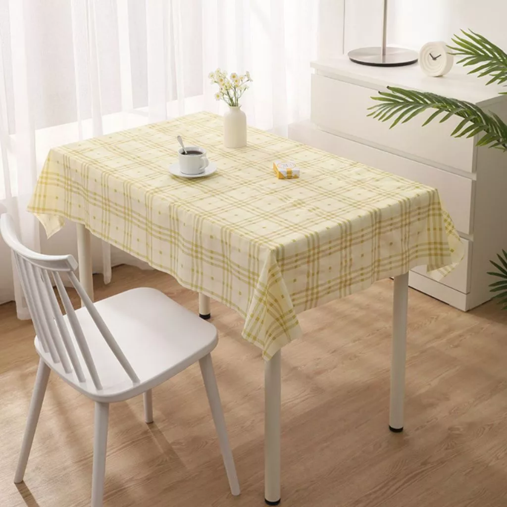 Toalha De Mesa Descartável Xadrez - 70X88