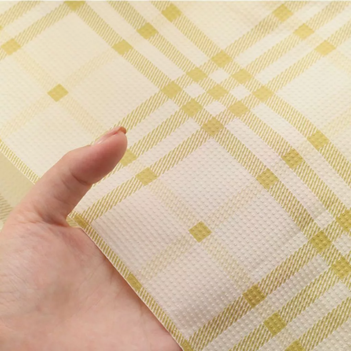 Toalha De Mesa Descartável Xadrez - 70X88