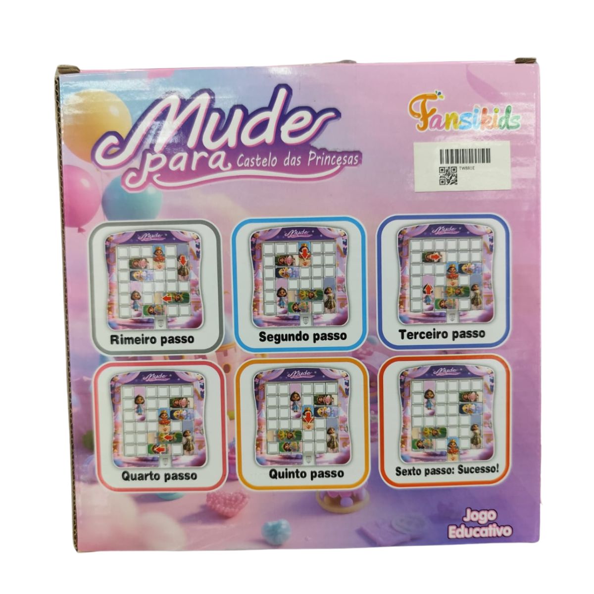 Jogo Lógico Fansikids Princesas 60 Fases Educativo Infantil | XDX CHIC