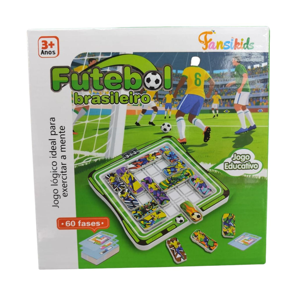 Jogo Lógico Fansikids Futebol 60 Fases Educativo Infantil - TW881F
