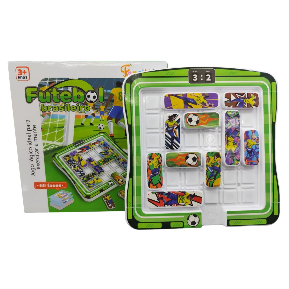 Jogo Lógico Fansikids Futebol 60 Fases Educativo Infantil - TW881F