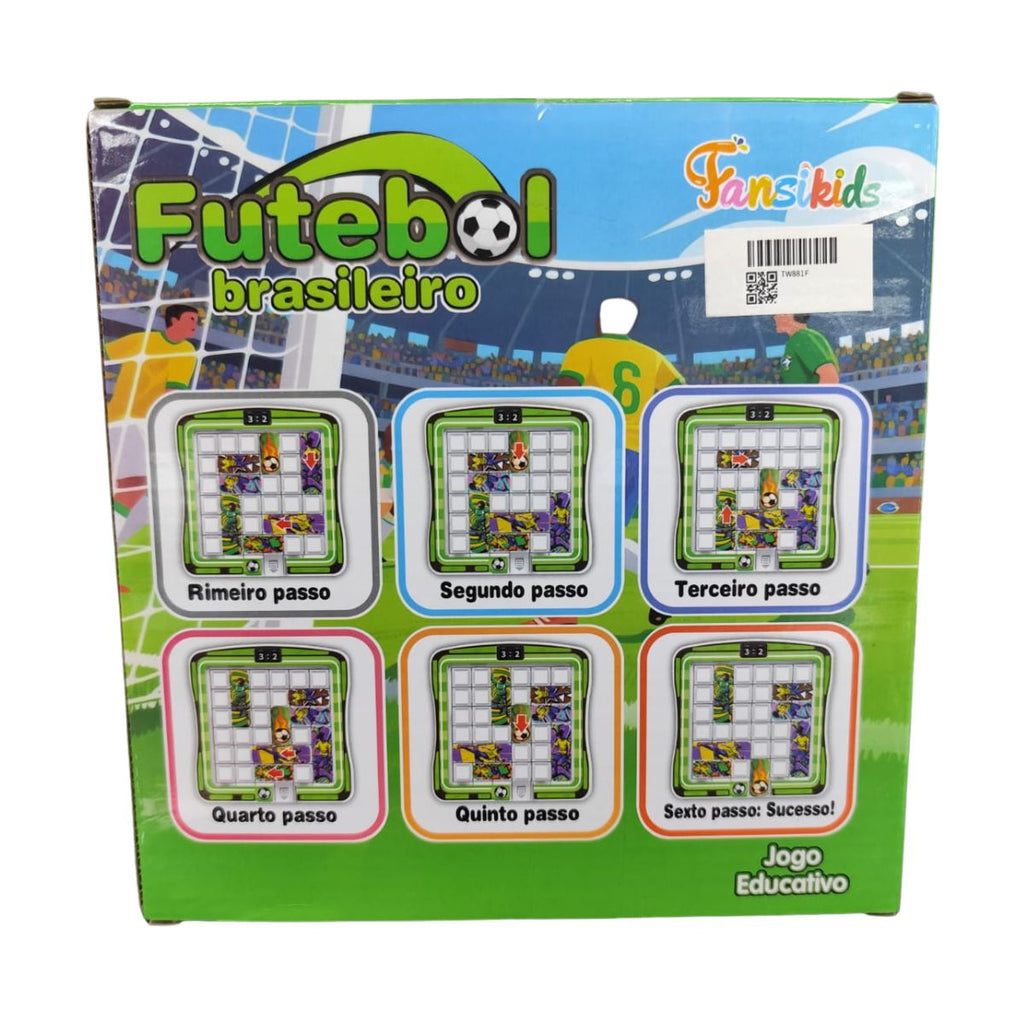 Jogo Lógico Fansikids Futebol 60 Fases Educativo Infantil - TW881F
