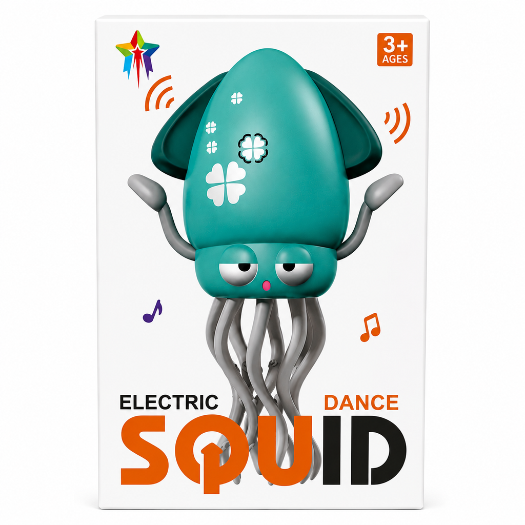 Brinquedo Interativo Lula Elétrica Dançante com Luzes, Música e Cabo USB - TW882-12