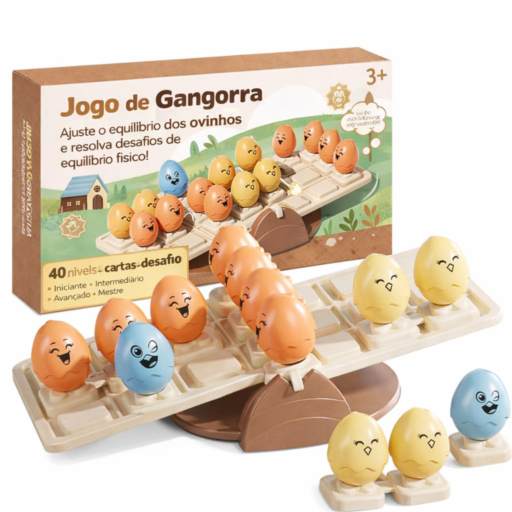 Jogo Educativo de Equilíbrio com Ovinhos para Crianças - TW882-13
