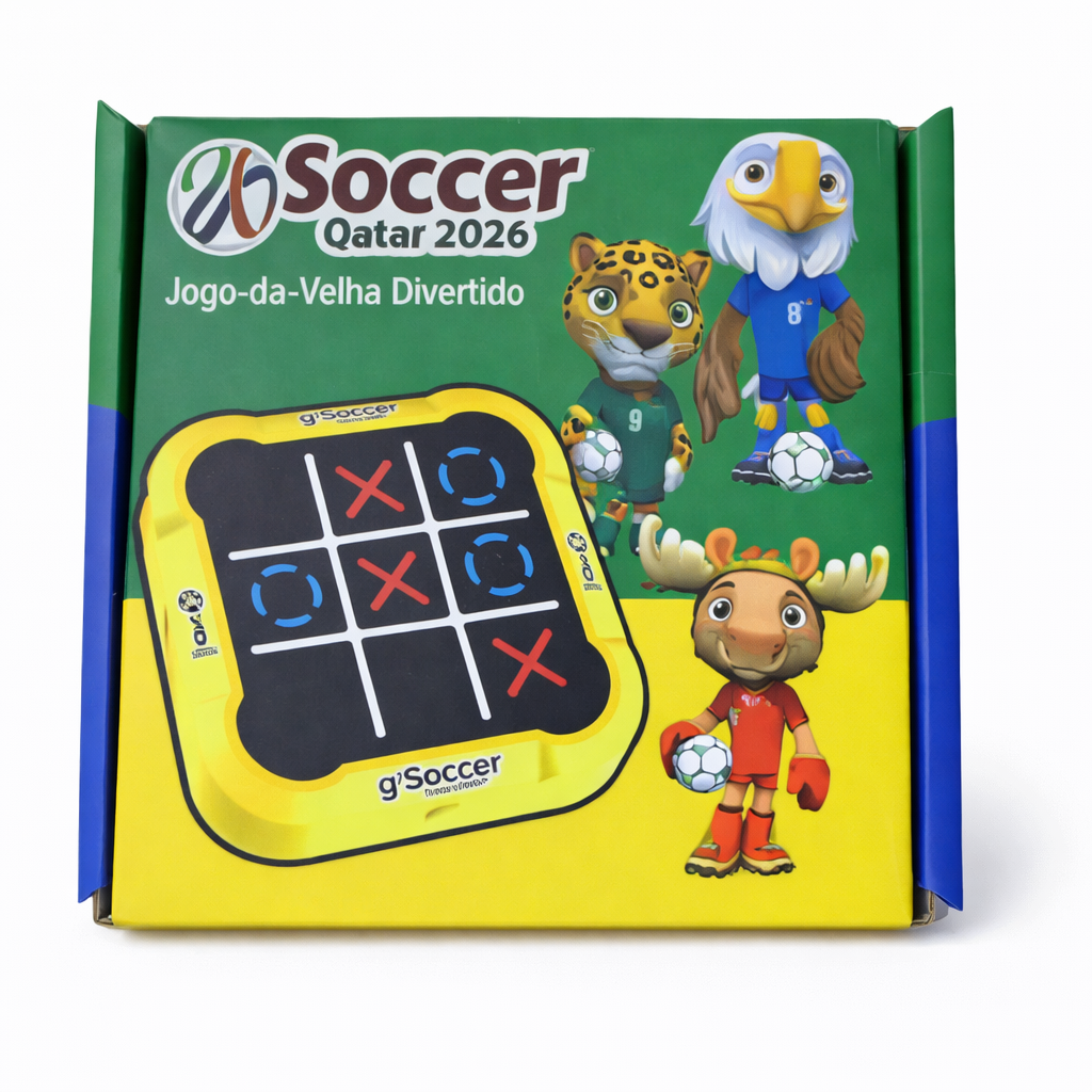 Descrição do Produto – Jogo da Velha Divertido Soccer 2026 - TW882-3