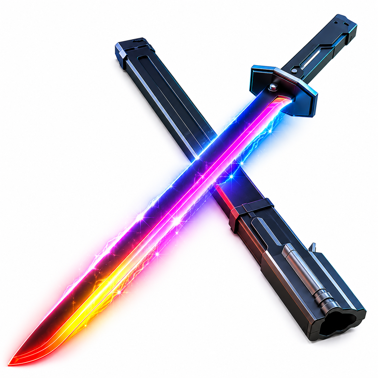Katana de LED com Som e Efeito de Fumaça (83cm) - TW884-2