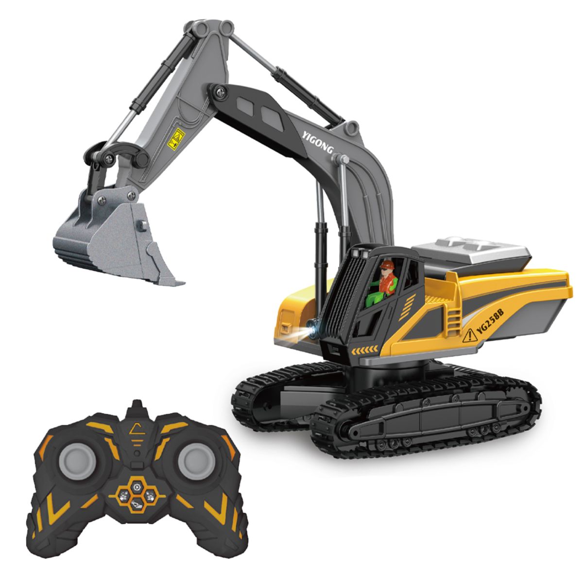 Trator Escavadeira de Controle Remoto - TW888-1051